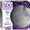 Shaped Jigsaw 500pc: The Moon