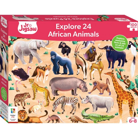 Junior Jigsaw Explore 24: African Animals