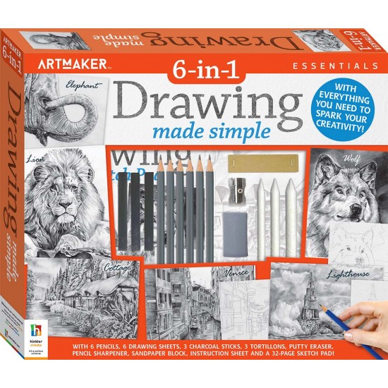 6 In 1 Drawing Box Set