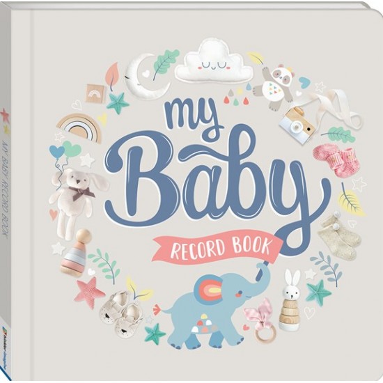 Baby Record Book Yellow Baby Record Book Yellow