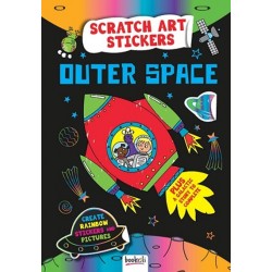 Scratch Art Outer Space