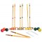 Complete Wooden Croquet Set