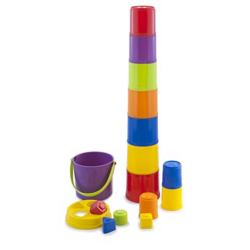 Stacking Plastic Number Cups