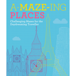 A-Maze-Ing Places Maze Book Older Person