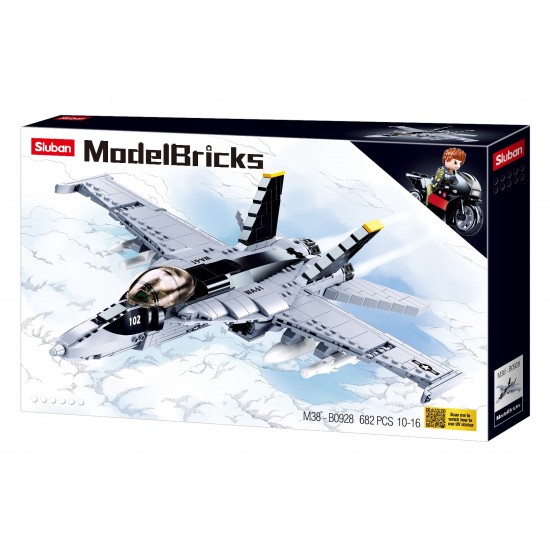 Model Bricks F/A 18E Super Bumblebee