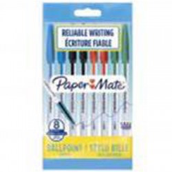 Paper Mate Ball Point Pens - Assorted / Pack of 8 (1.0mm)