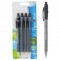 Paper Mate Flexgrip Ultra Ball Point Pens - Black / Pack of 4 (1.0mm)