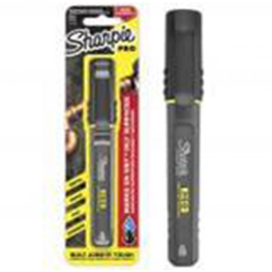 Sharpie Pro Fine Permanent Marker - Black / Surface: Metal/Wood/PVC/Concrete