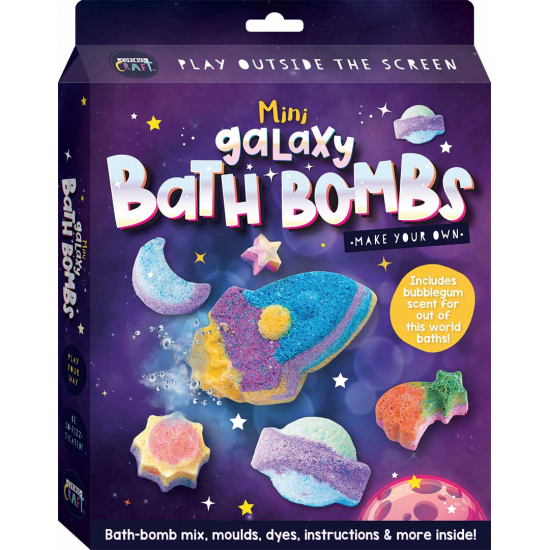 Curious Craft: Make Your Own Mini Galaxy Bath Bombs